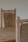 Sedie Mid-Century intrecciate in olmo massiccio di Pierre Chapo, Francia, anni '60, set di 6, Immagine 4