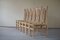 Mid-Century French Naturalist Woven Chairs in Solid Elm by Pierre Chapo, 1960s, Set of 6, Image 5