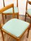 German Mid-Century Modern Cherry Wood Chairs from Luebke, 1960, Set of 6, Image 7