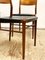 Mid-Century German Teak & Leather Dining Chairs by Georg Leowald for Wilkhahn, 1950, Set of 4, Image 16