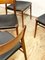 Mid-Century German Teak & Leather Dining Chairs by Georg Leowald for Wilkhahn, 1950, Set of 4, Image 10