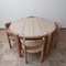Mid-Century Circular Pine Dining Table by Rainer Daumiller, Image 2