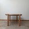 Mid-Century Circular Pine Dining Table by Rainer Daumiller 3