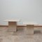 Tavolini o tavolini a incastro Mid-Century in travertino, set di 2, Immagine 3