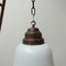 Large Antique German 2-Tone Pendant Lamp 3