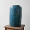Niederländische Mid-Century Blue Lava Keramikvase von Pieter Groeneveldt 9