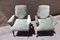 Olive Green Velvet Chairs from Melchiorre Bega, Set of 2 1