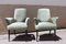 Olive Green Velvet Chairs from Melchiorre Bega, Set of 2 6