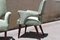 Olive Green Velvet Chairs from Melchiorre Bega, Set of 2 10