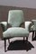 Olive Green Velvet Chairs from Melchiorre Bega, Set of 2, Image 9