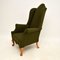 Antique Walnut Wingback Armchair 3