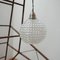 Late 20th Century Dutch Glass Ball Pendant Lamp 8