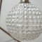Late 20th Century Dutch Glass Ball Pendant Lamp 7