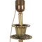 French Faux Bamboo Brass Floor Lamp with Pull Switch, 1950s 5