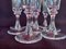 Crystal Model Fleurus Champagne Flutes from Daum, 1970s, Set of 8 2