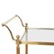 French Brass and Glass Drinks Trolley, 1960s, Image 2