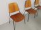 Vintage Black Metal & Plywood Dining Chairs by Augusto Bozzi for Saporiti, 1960s, Set of 6, Image 2