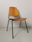 Vintage Black Metal & Plywood Dining Chairs by Augusto Bozzi for Saporiti, 1960s, Set of 6, Image 1
