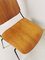 Vintage Esszimmerstühle aus Schwarzem Metall & Schichtholz von Augusto Bozzi für Saporiti, 1960er, 6er Set 12