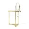 Vanity Table with Mirror in Brass and Glass from Lampadarte, 1950s, Image 3
