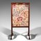 Antique English Regency Needlepoint Fire Screen in Mahogany, Image 2