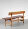 Danish Model 3171 Bench by Borge Mogensen for Fredericia, 1950, Image 3