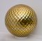 Moderne italienische Mid-Century Tischlampe aus Murano Glas & Gold Diamond, 1970er 1