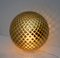 Mid-Century Modern Italian Murano Glass & Gold Diamond Table Lamp, 1970s, Image 2