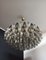 Murano Glass Chandelier with 185 Clear and Smoked Poliedri Glasses 9