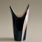 French Blue & Beige Ceramic Vase from Verceram, 1960s, Image 3