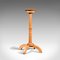 Antique English Cotswold School or Arts & Crafts Style Oak Torchere or Candle Stand, Image 1