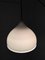 Graue Deckenlampe aus Milchglas von Alessandro Pianon für Vistosi 7