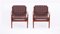 Mid-Century Danish Armchair & Chaise Longue Set by Arne Vodder for Glostrup, 1960s, Set of 2 2