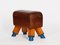 Vintage Leather Pommel Horse or Stool, 1930s, Image 1