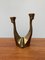 Vintage German Brutalist Metal Candleholder from Dalbeck, Image 12