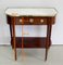 Small Louis XVI Console Table in Mahogany and Marble 28
