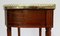 Small Louis XVI Console Table in Mahogany and Marble 20