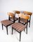Danish Dining Room Chairs in Rosewood, 1960s, Set of 4 7