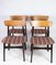 Danish Dining Room Chairs in Rosewood, 1960s, Set of 4 2