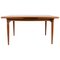 Danish Dining Table in Teak with Extensions, 1960s, Image 1