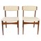 Teak Dining Room Chairs by Erik Buch, 1960s, Set of 2 1