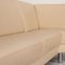 Cream Leather Sofa from Gepade 6