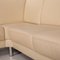 Cream Leather Sofa from Gepade 7