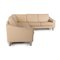Cream Leather Sofa from Gepade 8