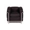 Le Corbusier LC 2 Black Armchair from Cassina 5