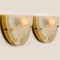 Murano Brass and Glass Wall Light from Hillebrand, 1975, Image 2