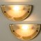 Murano Brass and Glass Wall Light from Hillebrand, 1975 4