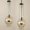 Hand Blown Glass Tube Pendant Lights from Staf, 1970s, Germany, Set of 2 5