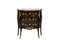 Petite Commode Style Louis XV en Bois Laqué Noir, 1900s 4