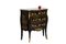 Small Louis XV Style Commode in Black Lacquered Wood, 1900s, Image 2